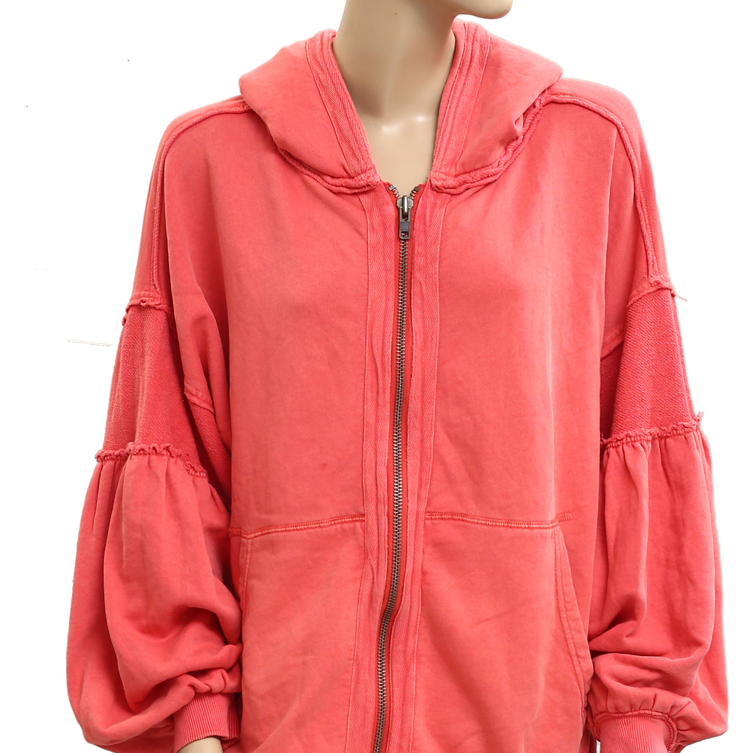 Free People Oversized Ribbed Sweatshirt Top