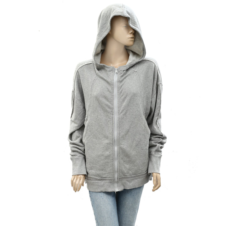 Free People FP Movement Zip-Up Hoodie Jacket Top L