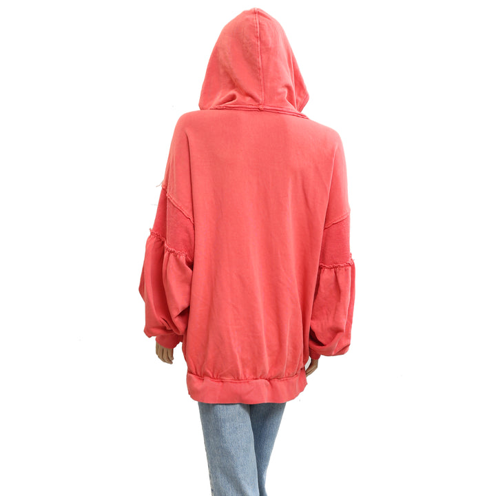 Free People Oversized Ribbed Sweatshirt Top