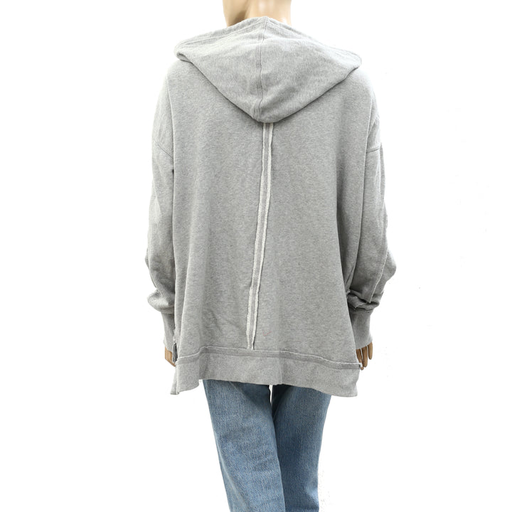 Free People FP Movement Zip-Up Hoodie Jacket Top L