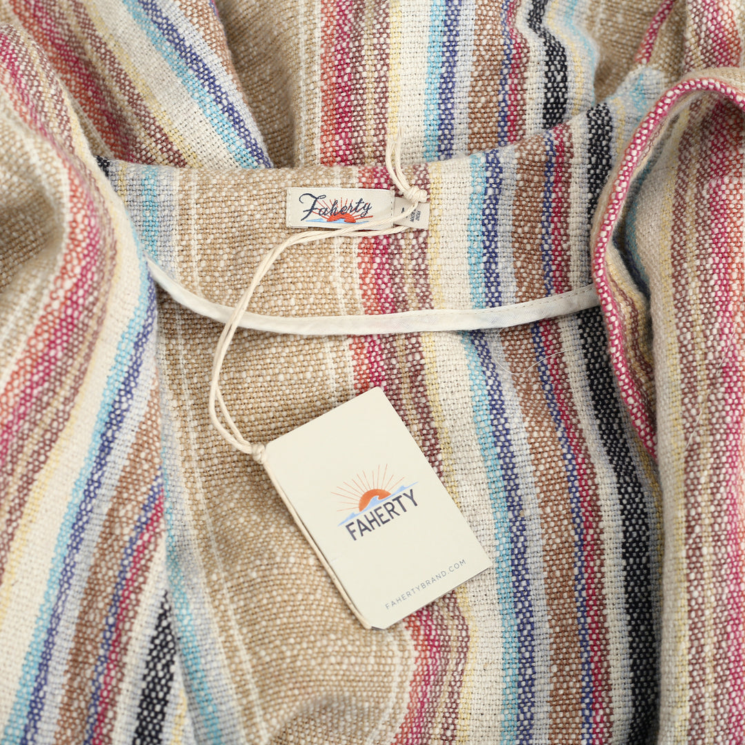 Faherty Mykonos Jacket Surfrider Striped Top
