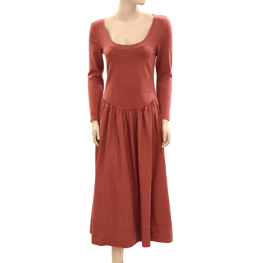 Free People Free-est Fp Beach Aelia Drop-Waist Midi Dress