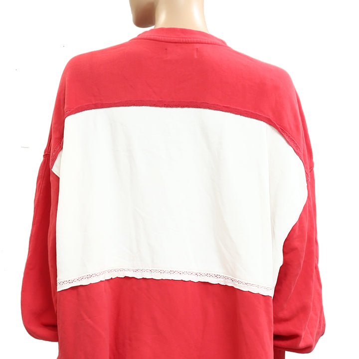 Free People Strawberry Sweatshirt Top