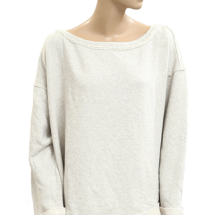 Free People Conrad Pullover Sweatshirt Top