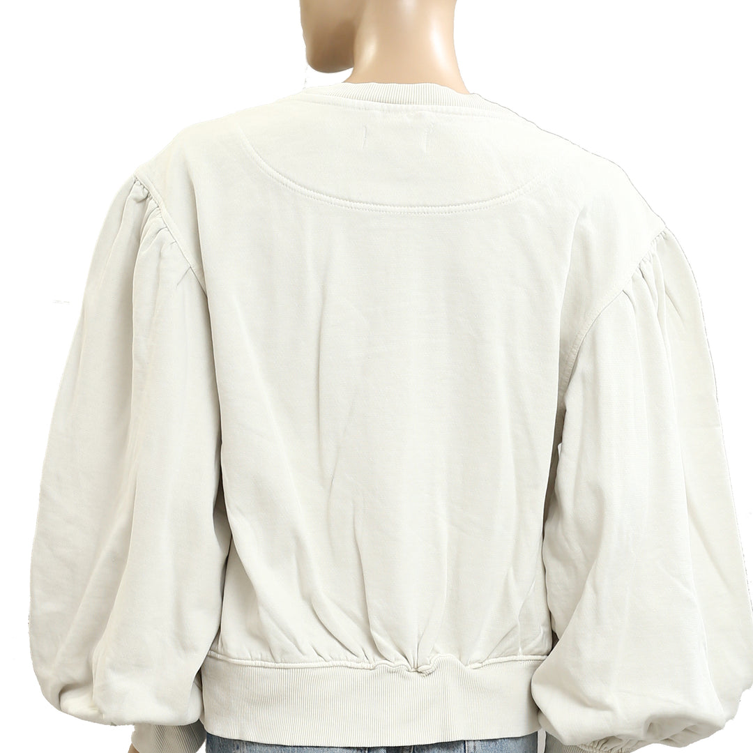 Free People Okayyy Sweatshirt Bomber Jacket Top