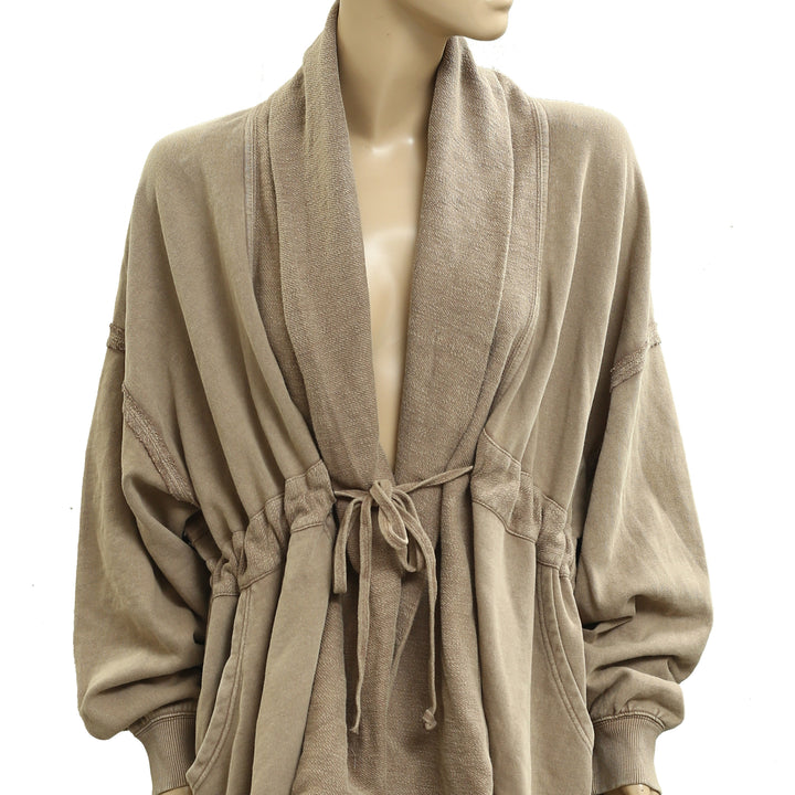 Free People Boothbay Sweatshirt Jacket Cardi Top