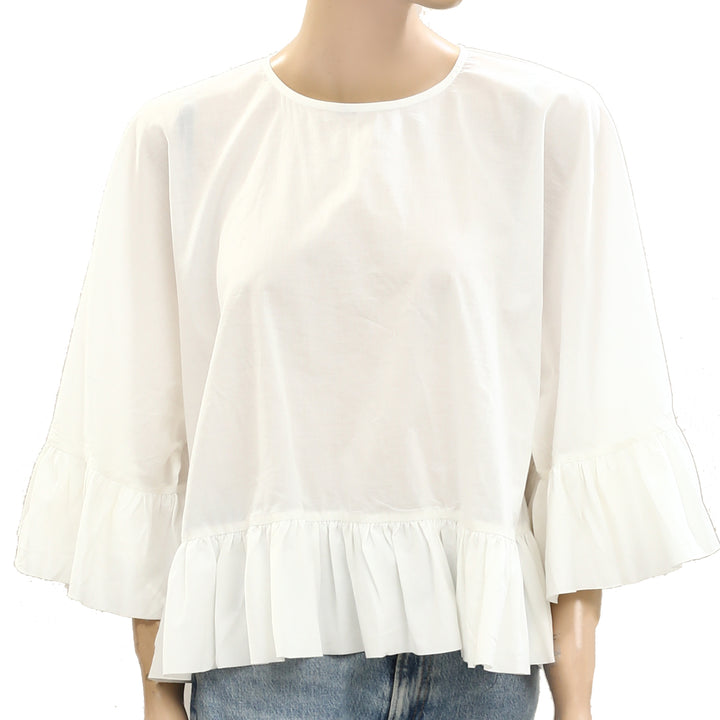 Merlette White Blouse Top