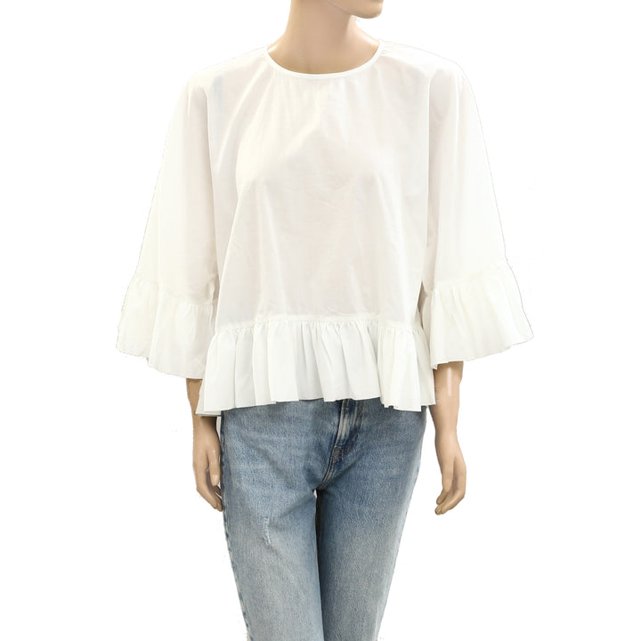 Merlette White Blouse Top