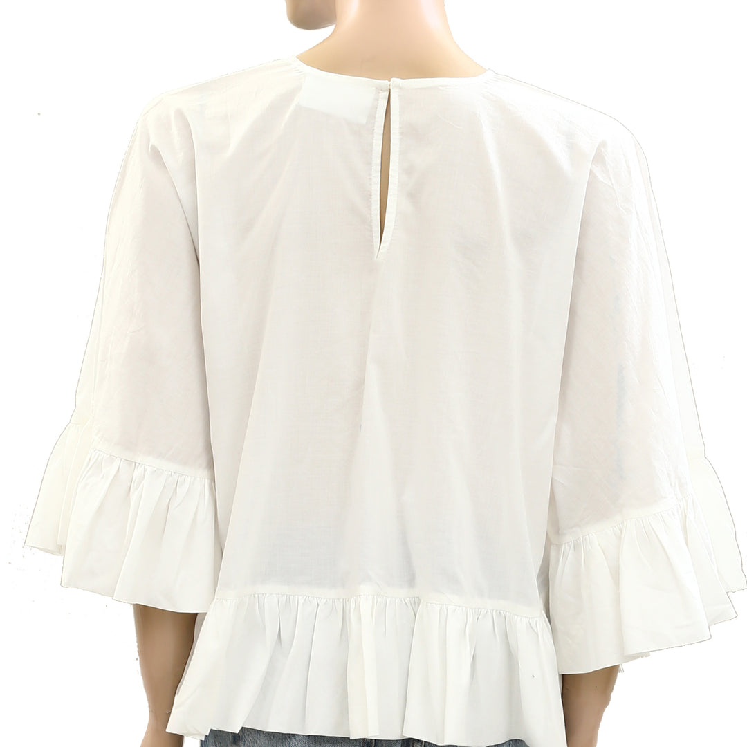 Merlette White Blouse Top