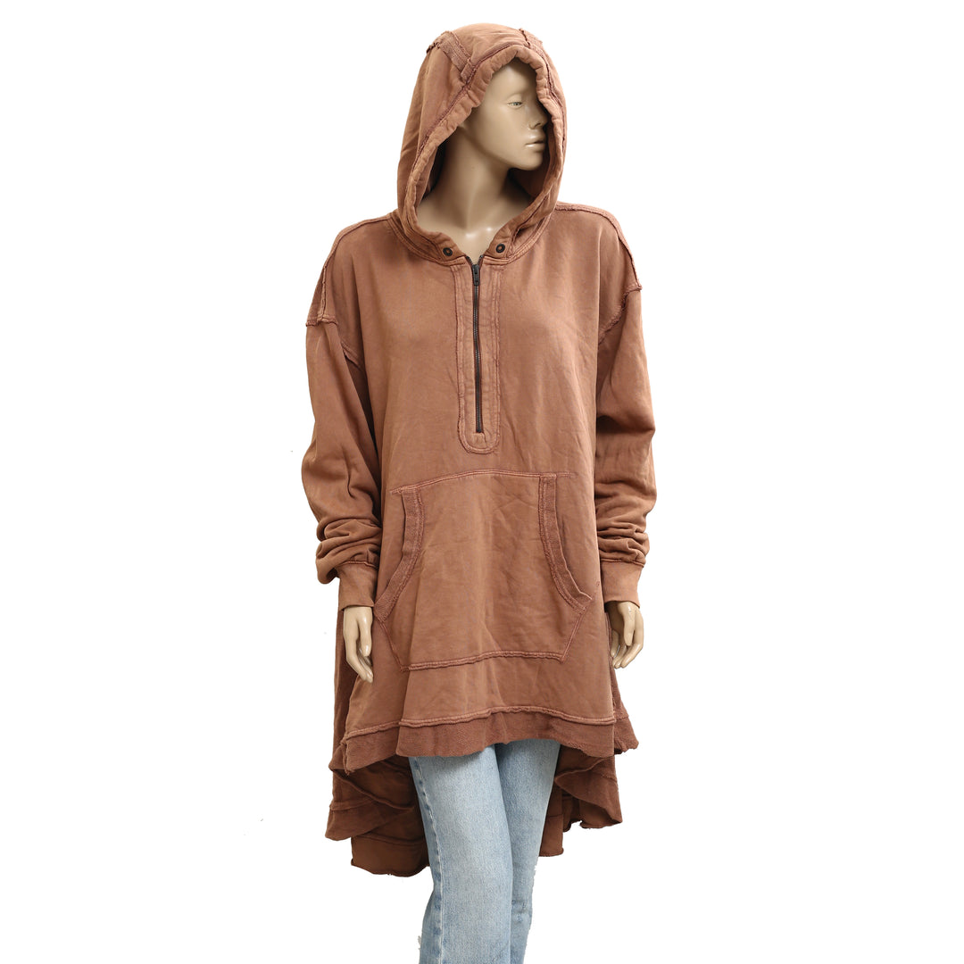 Free People North Sweatshirt Hoodie Tunic Top