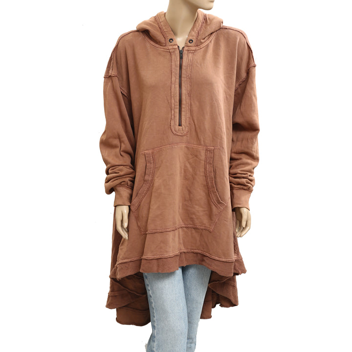 Free People North Sweatshirt Hoodie Tunic Top