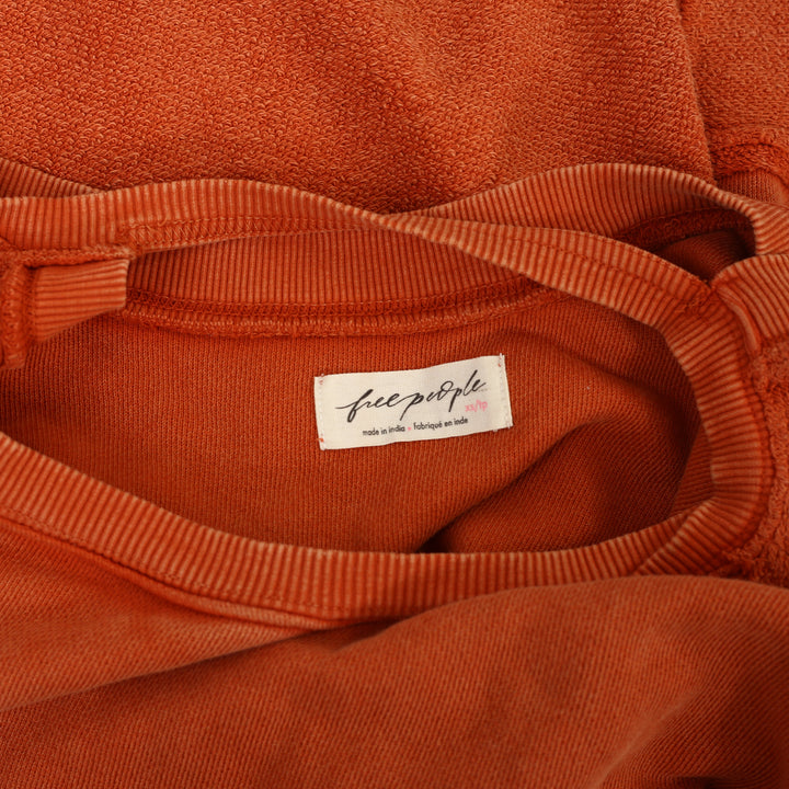 Free People Midnight Drift Pullover Sweatshirt Top