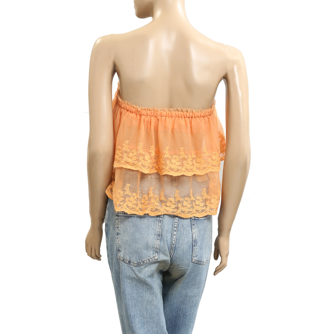 Free People Love You So Lace Tube Top