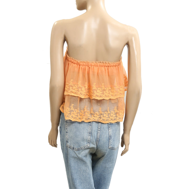 Free People Love You So Lace Tube Top