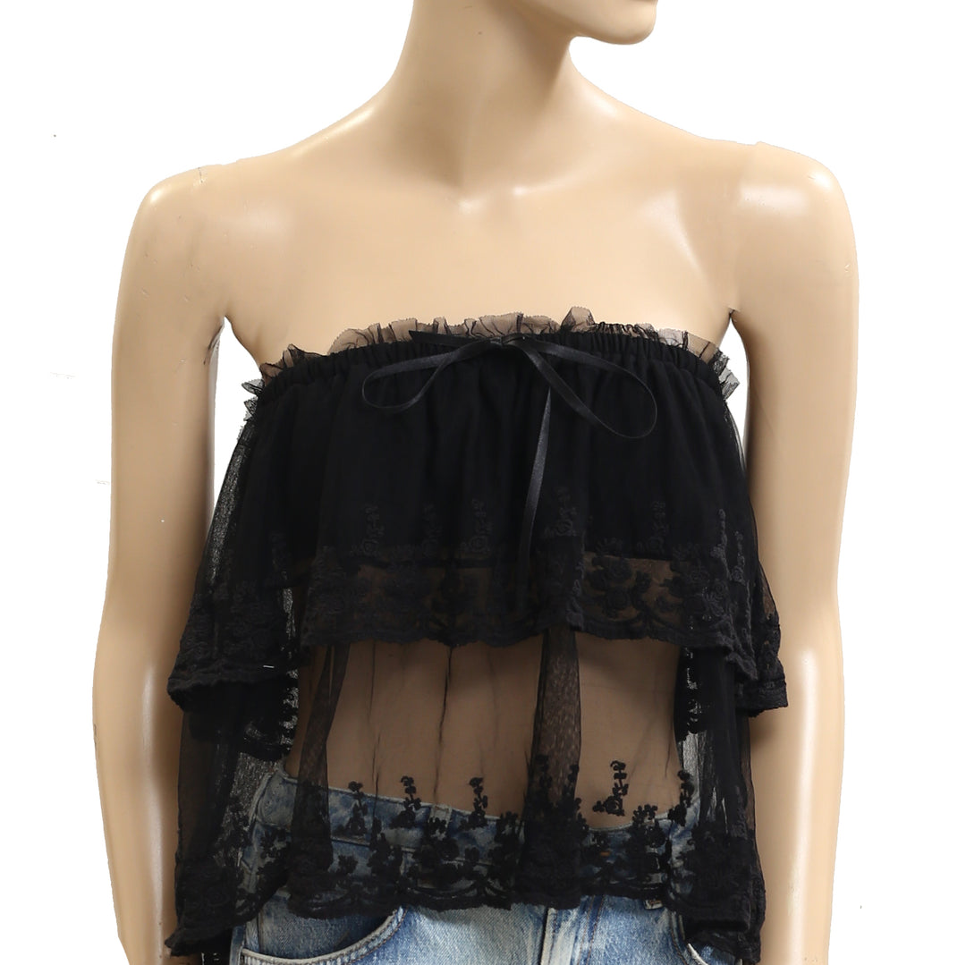 Free People Love You So Lace Tube Top