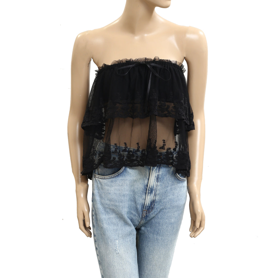Free People Love You So Lace Tube Top