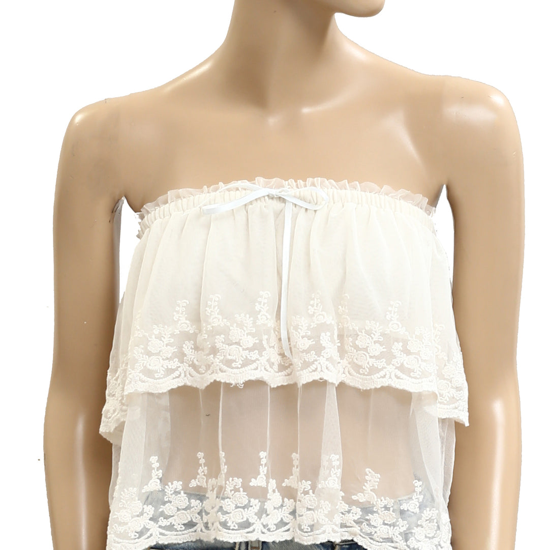 Free People Love You So Lace Tube Top
