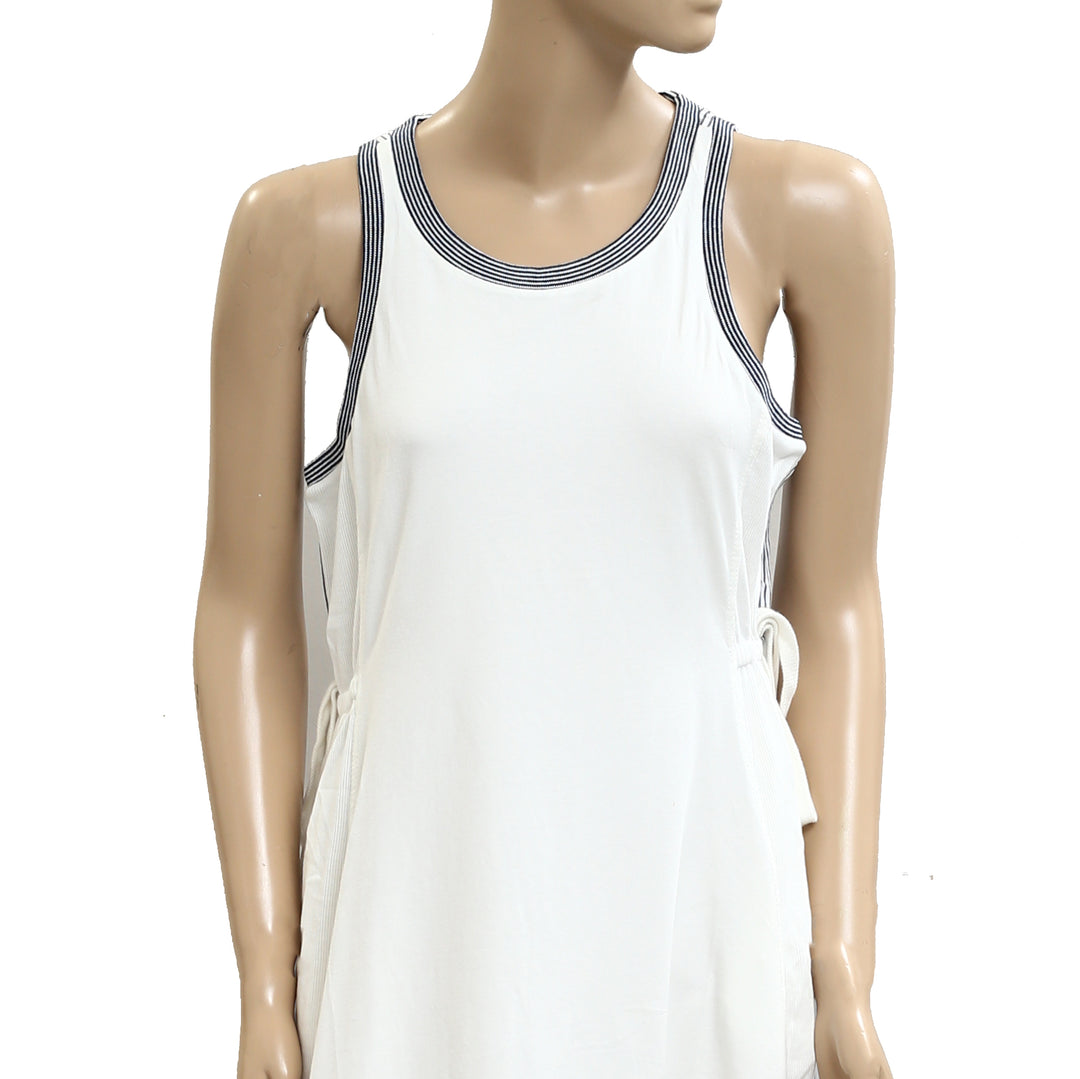 By Anthropologie Daily Practice Ball Toss Striped Midi Tank Dress