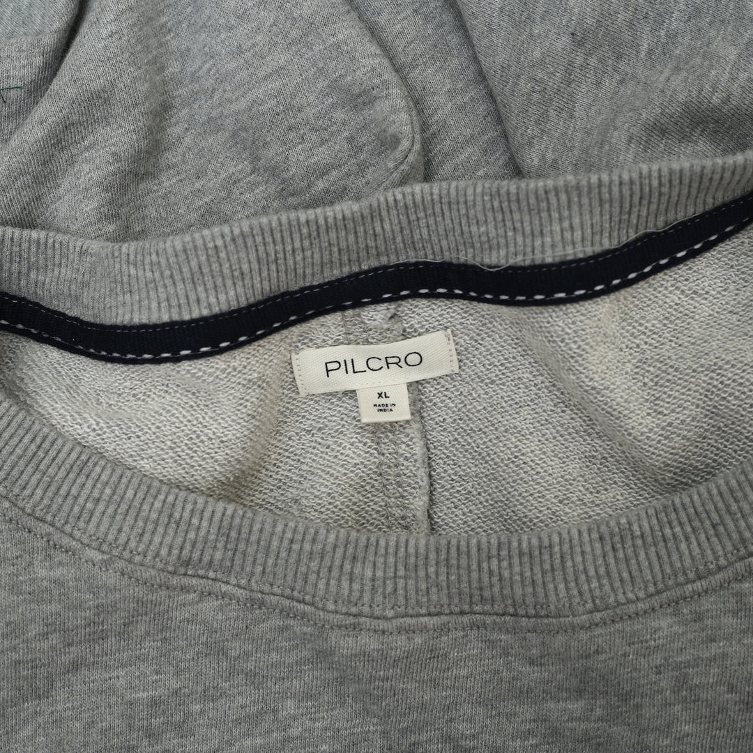 Anthropologie Pilcro Tucked-Sleeve Pullover Sweatshirt Top