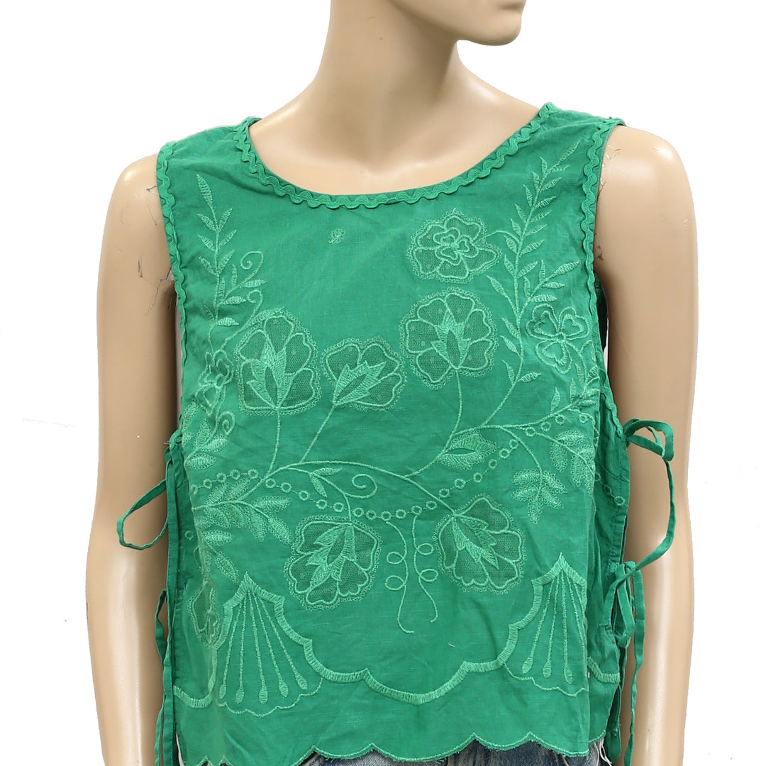 Free People Faded Gardens Tank Cropped Top