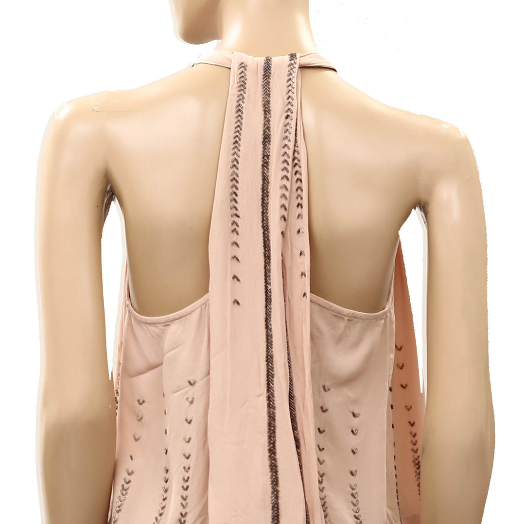 Free People Shimmer And Shine Tank Blouse Top