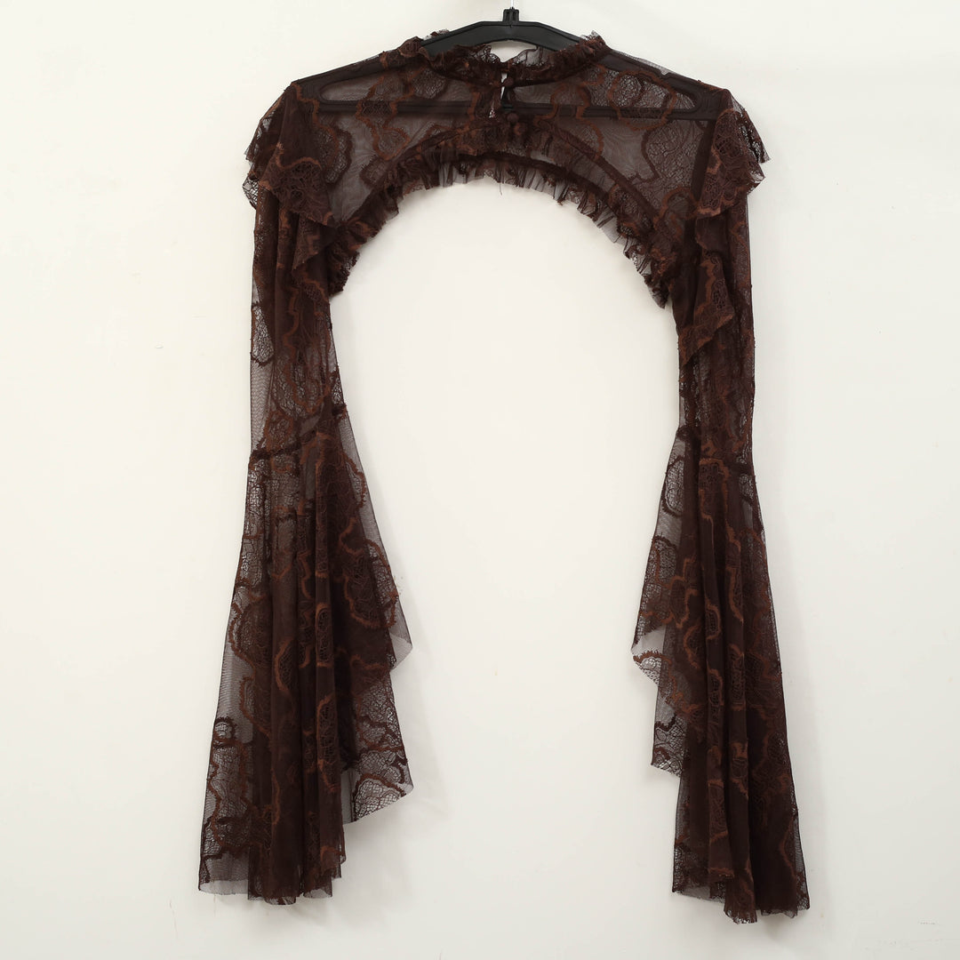 Free People Willow Lace Bolero Shrug Cropped Top