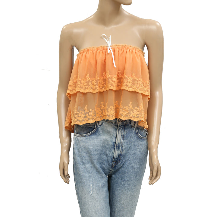 Free People Love You So Lace Tube Top