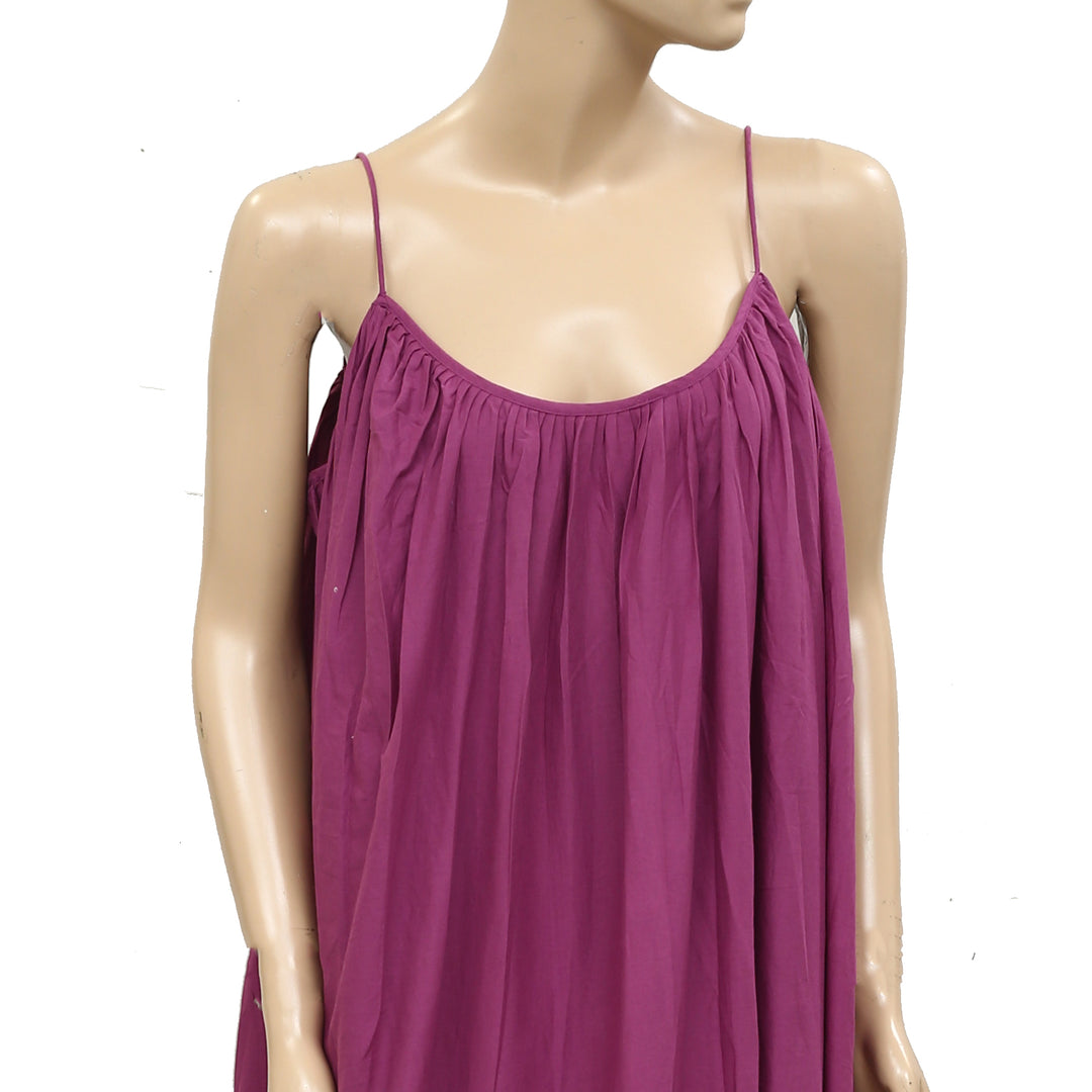 Rhode Resort Lea Pleated Solid Midi Dress