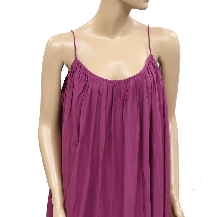 Rhode Resort Lea Pleated Solid Midi Dress