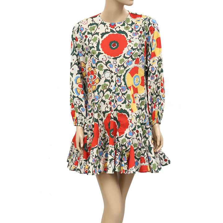 Rhode Resort Ella Cotton-Poplin Tunic Mini Dress