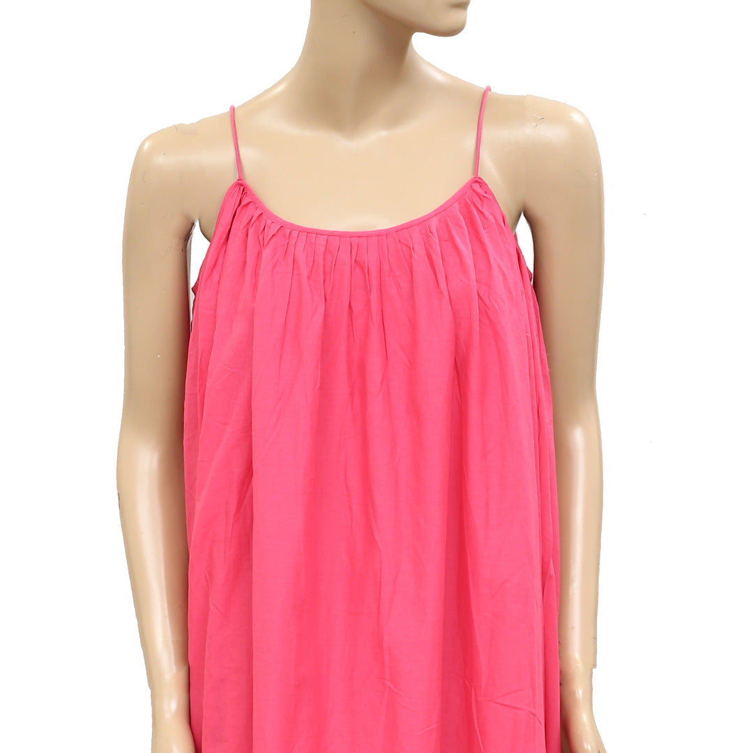 Rhode Resort Lea Pleated Solid Midi Dress