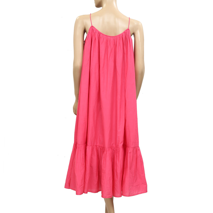 Rhode Resort Lea Pleated Solid Midi Dress