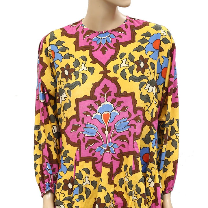 Rhode Resort Ella Cotton-Poplin Tunic Mini Dress