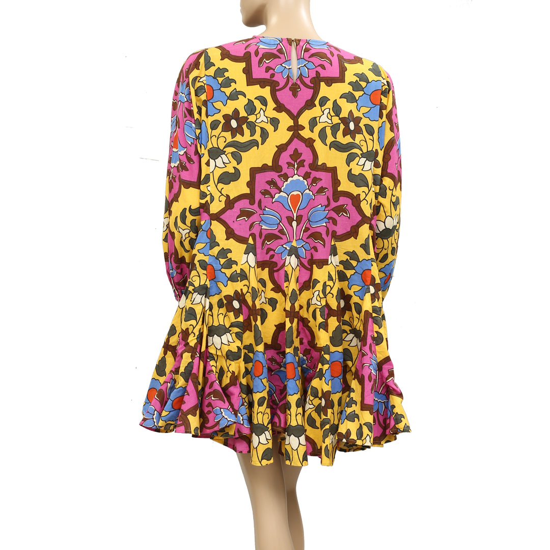 Rhode Resort Ella Cotton-Poplin Tunic Mini Dress