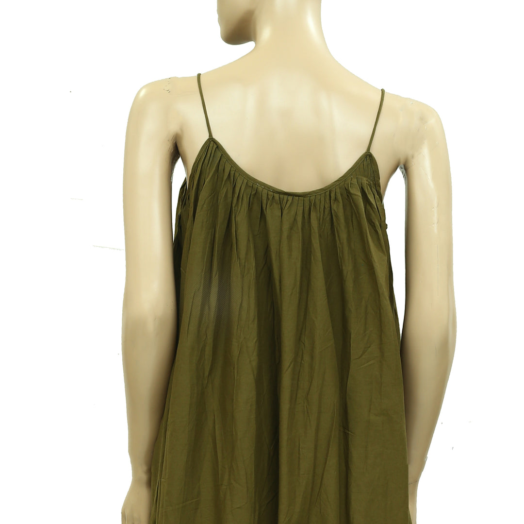 Rhode Resort Lea Pleated Solid Midi Dress