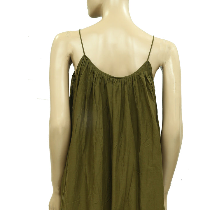 Rhode Resort Lea Pleated Solid Midi Dress