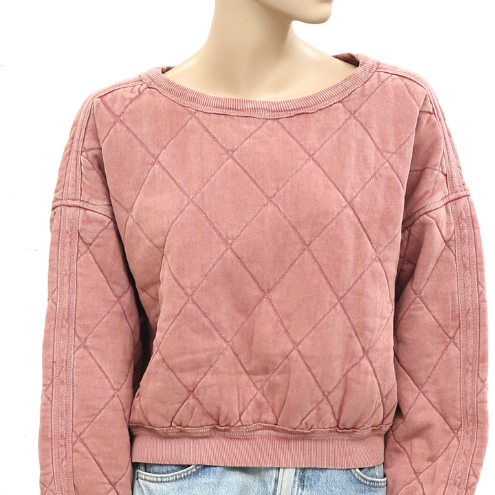 Free People We The Free Mirage Pullover Sweatshirt Top