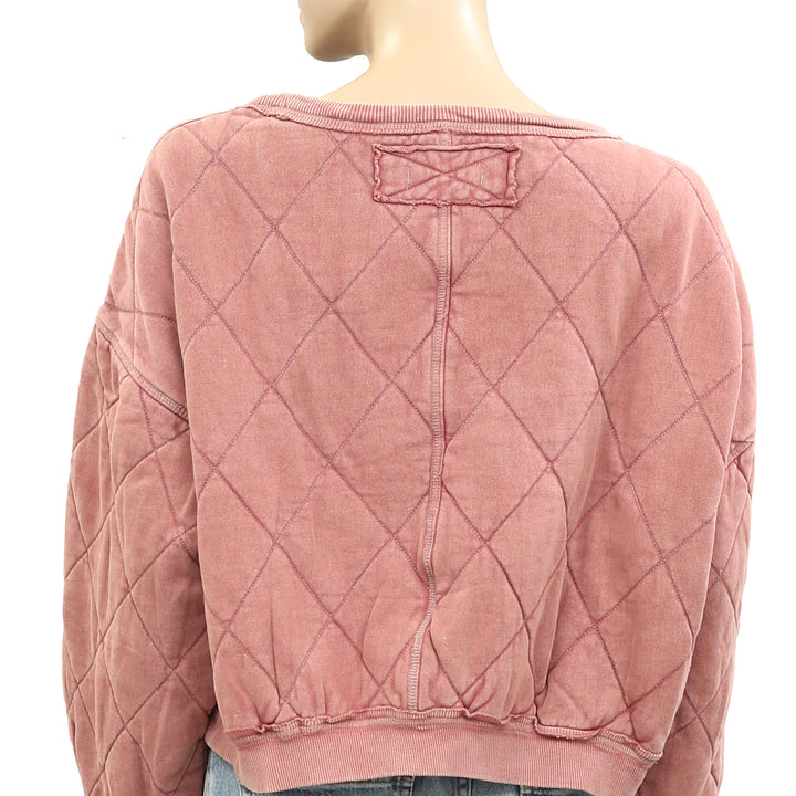Free People We The Free Mirage Pullover Sweatshirt Top