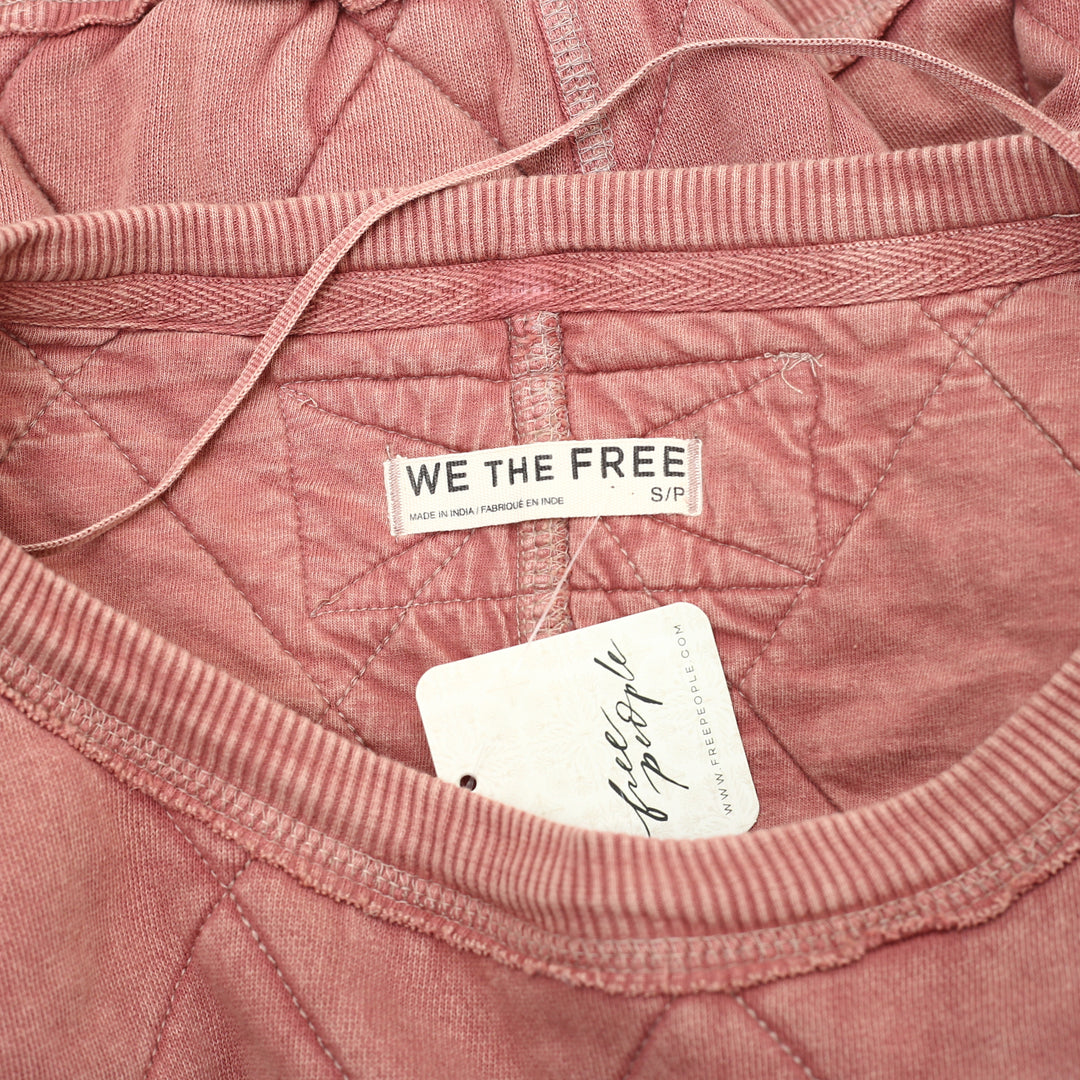 Free People We The Free Mirage Pullover Sweatshirt Top