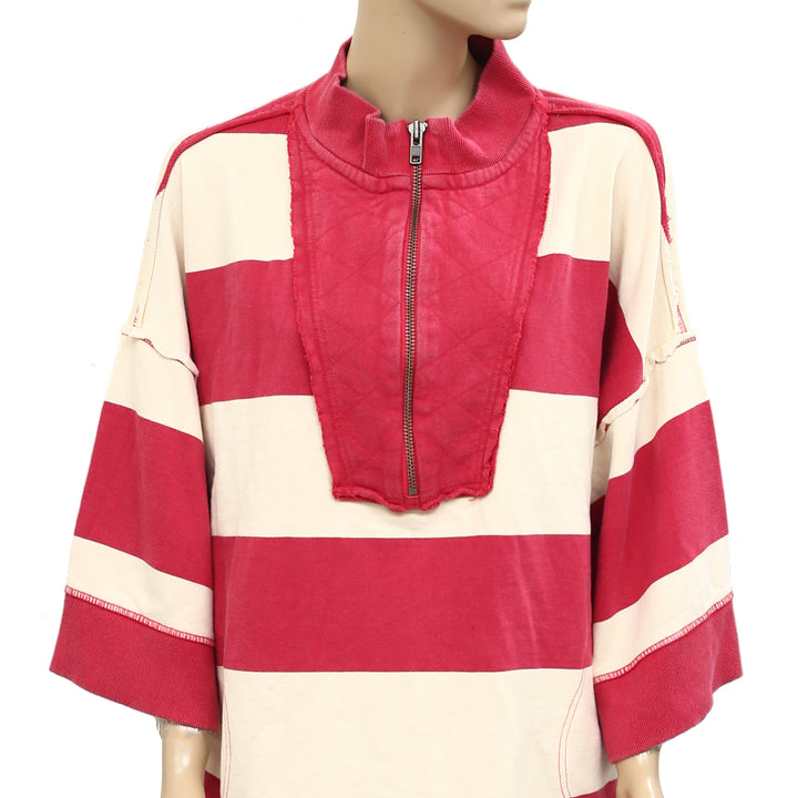 Free People We The Free Seaside Funnel Pullover Top