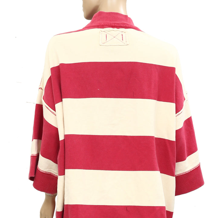 Free People We The Free Seaside Funnel Pullover Top