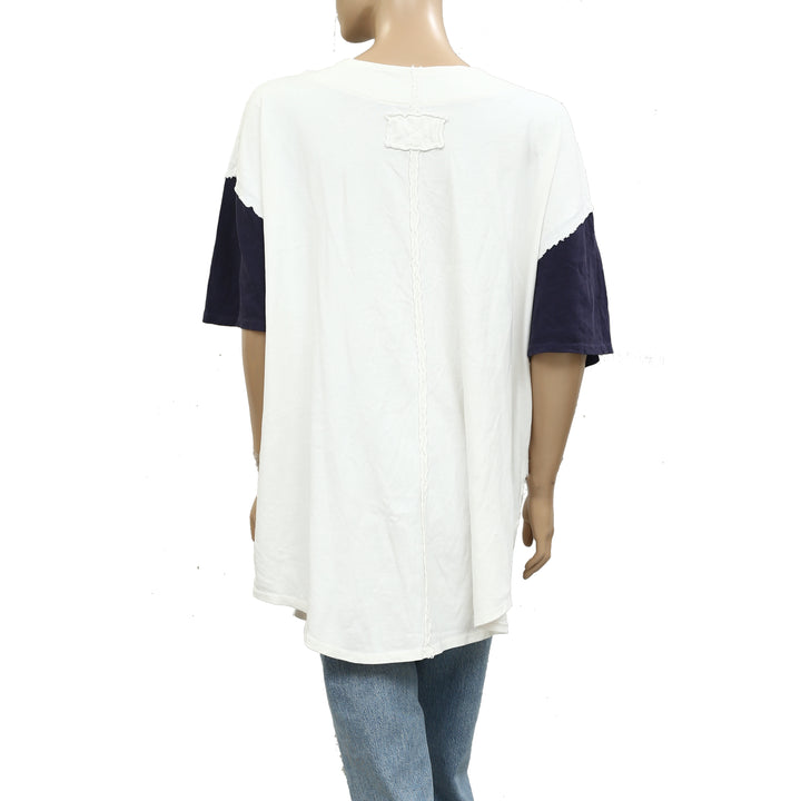 Free People We The Free Homerun Tee Shirt Top