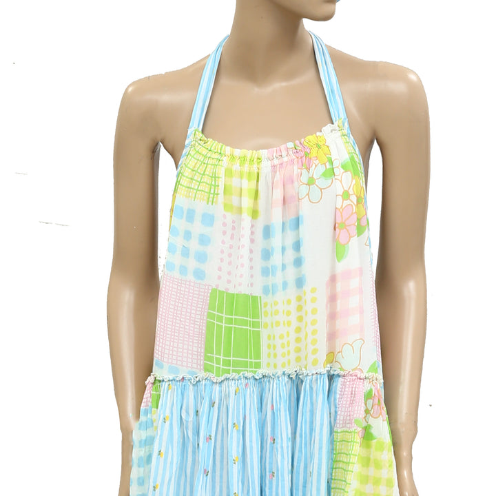 Free People Patched And Pretty Midi Dress