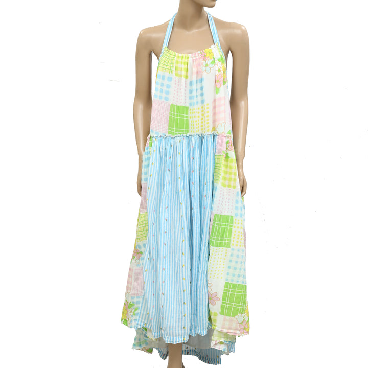 Free People Patched And Pretty Midi Dress