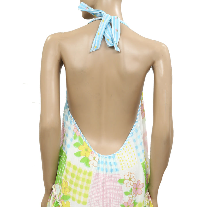 Free People Patched And Pretty Midi Dress