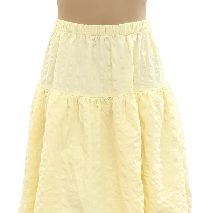 Free People Free-est Penny Seersucker Midi Skirt