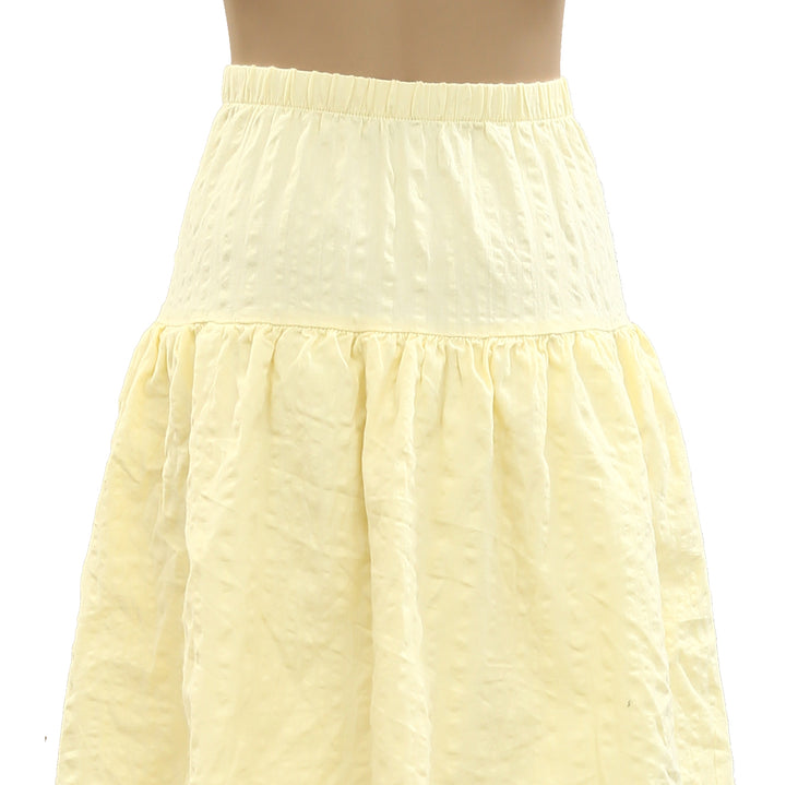 Free People Free-est Penny Seersucker Midi Skirt