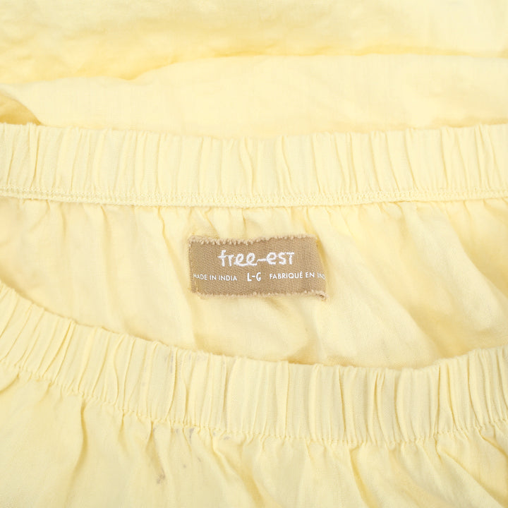 Free People Free-est Penny Seersucker Midi Skirt