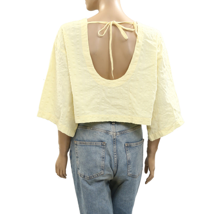 Free People Free-est Penny Seersucker Blouse Top