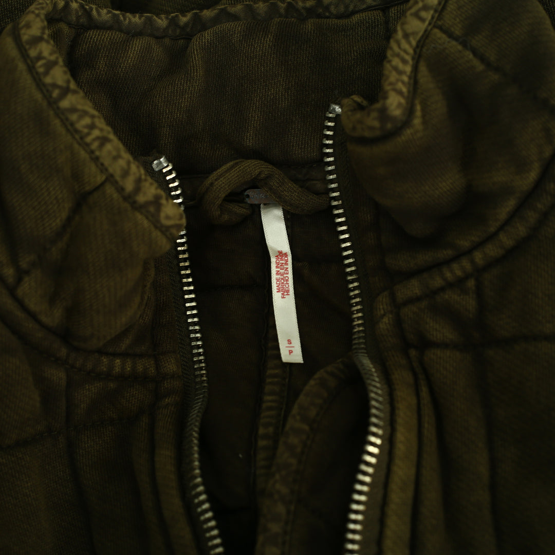 Free People Dolman Quilted Knit Jacket Top